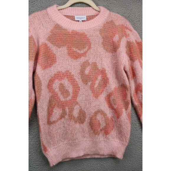 Bianco & Blu Mohair Blend Italian Sweater-Size Medium-Soft - Picture 2 of 10